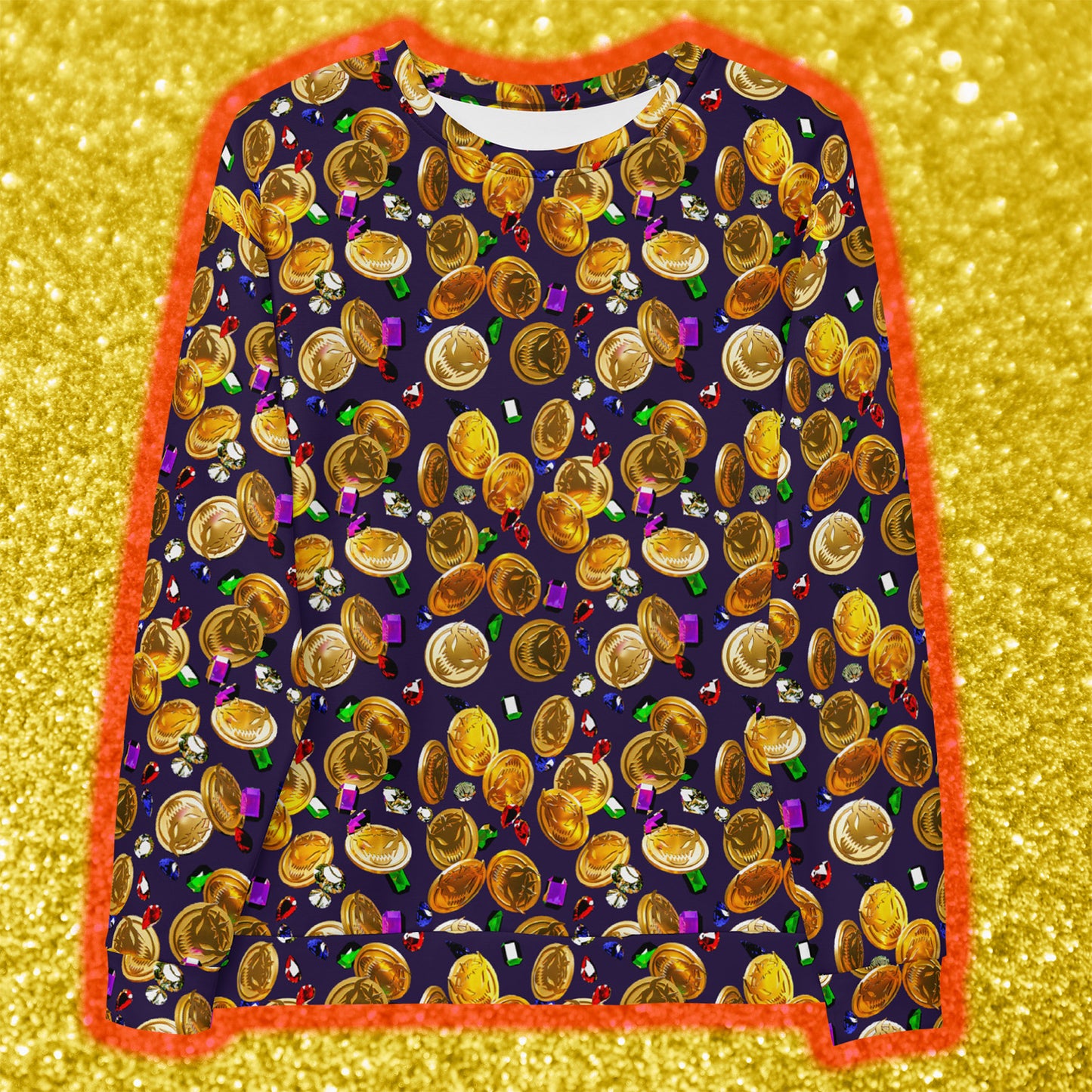 Demonberry Coin Print Sweatshirt