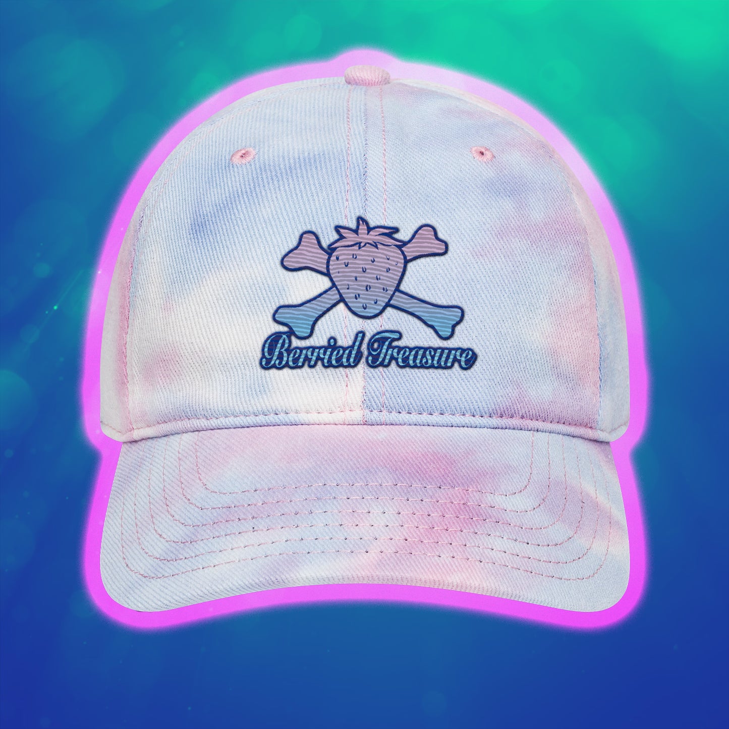 Berried Treasure Tie-Dye Dad Hat