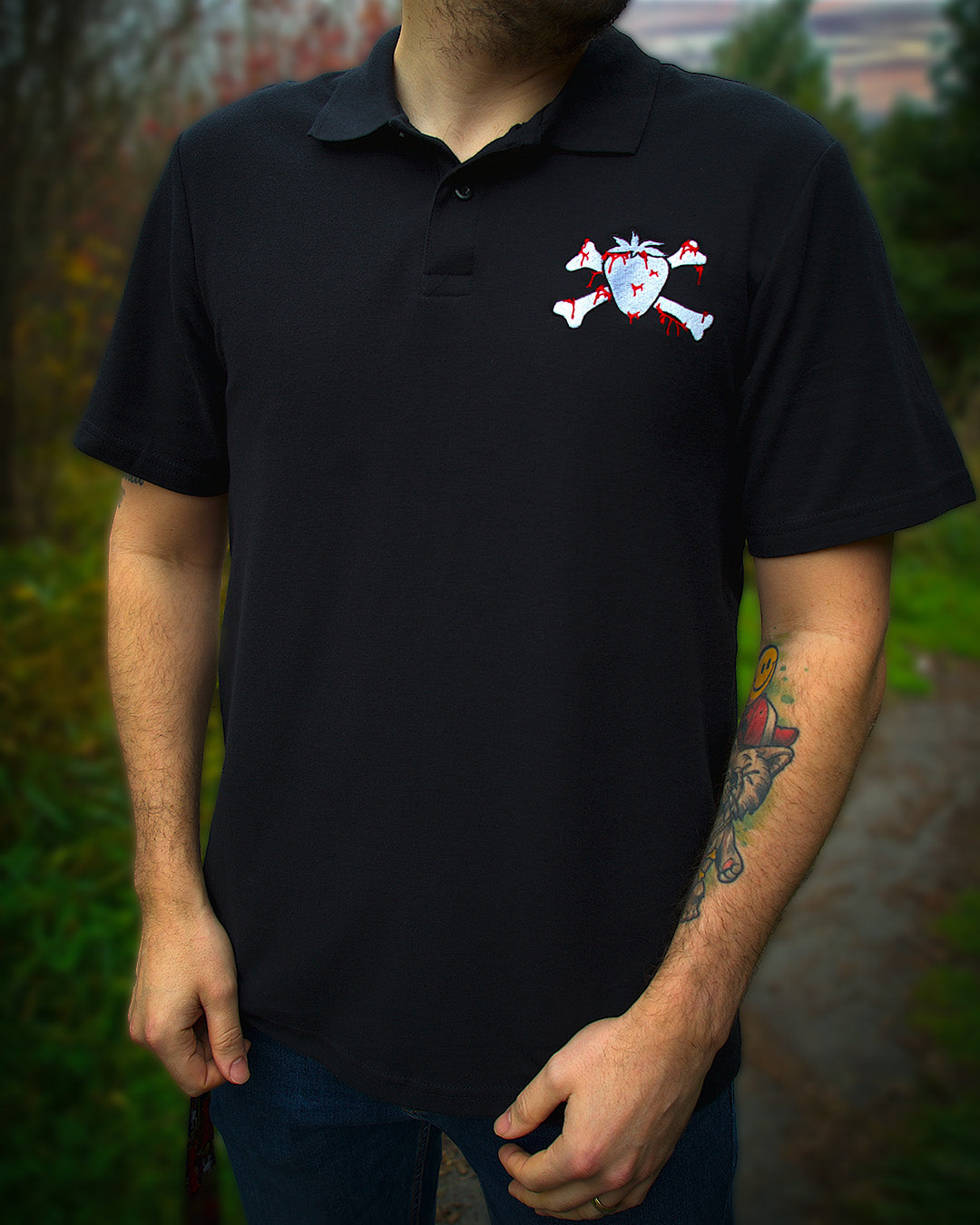 Pomicide Logo Polo Shirt