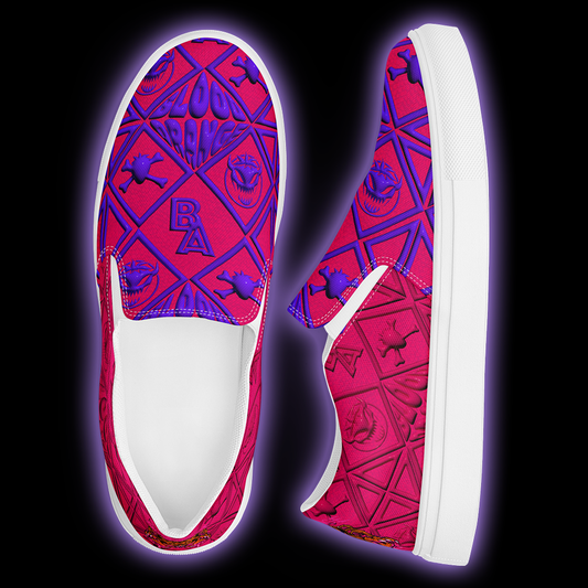 Blood Orange Slip On Shoes