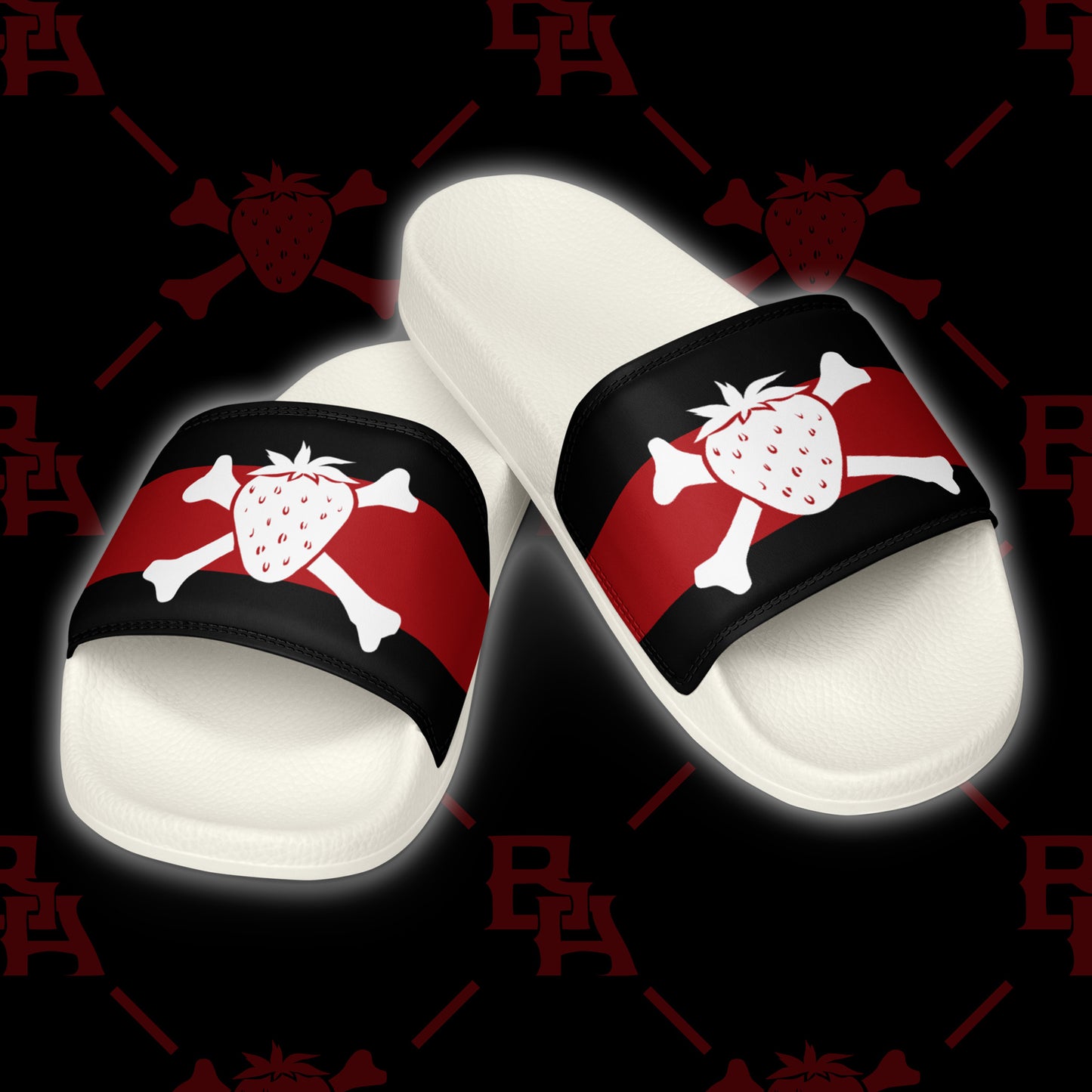 Strawberry Crossbones Slides