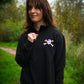 Demonberry Embroidered Fleece Pullover