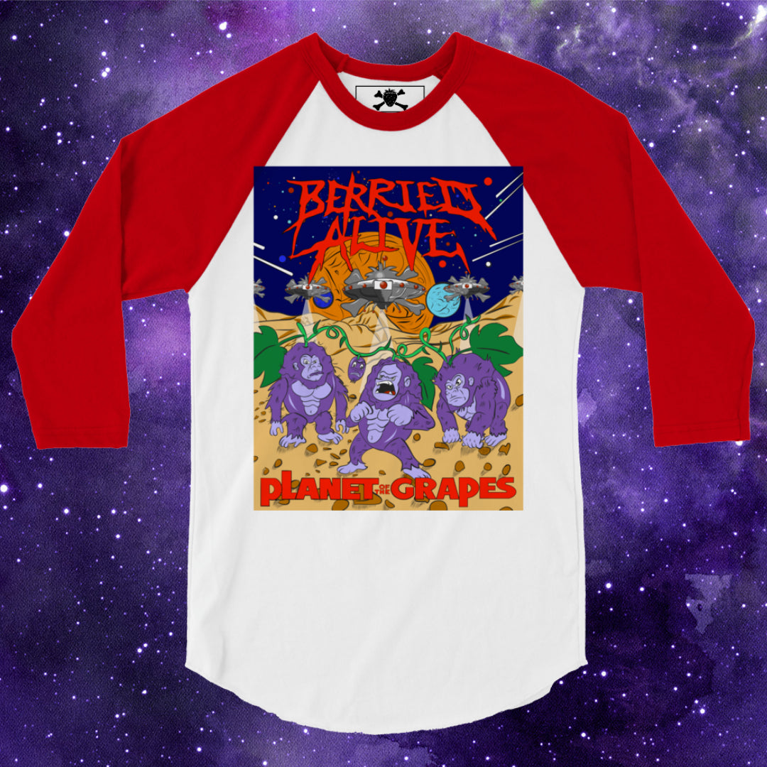 Planet of the Grapes Raglan Shirt