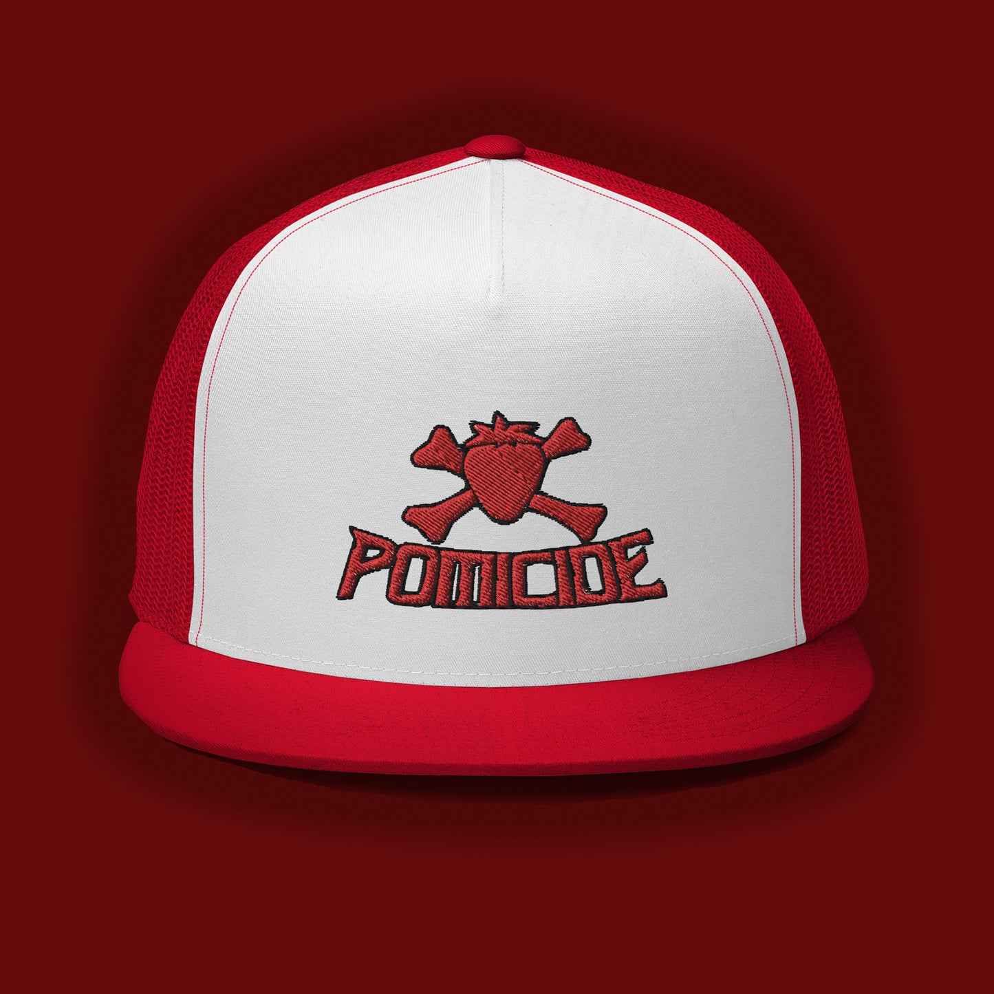 Pomicide 5 Panel Trucker Cap