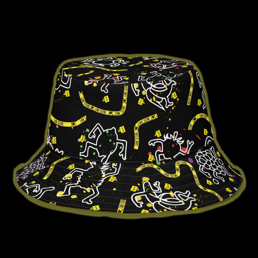 Lime Scene Reversible Bucket Hat