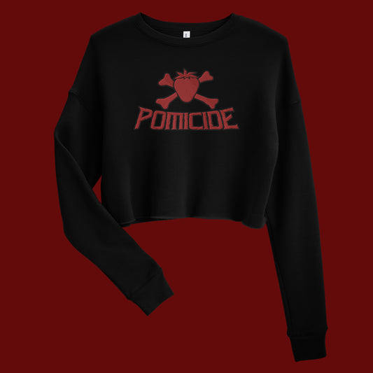 Pomicide Cropped Sweatshirt