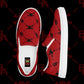 Blood Red Monogram Slip-On Shoes